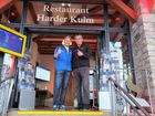 Toni Alpinice Président du Jungfrau Marathon et Dieter Aegerter Directeur de Harder Kulm GmbH