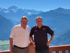 Philipp Ritschard président de la commune d'Interlaken et Dieter Aegerter directeur de Harder Kulm GmbH