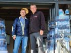 Rene Brugger CEO Hobeda Hotelbedarf Interlaken and Mr Dieter Aegerter