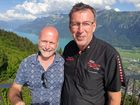 Urs Messerli propriétaire de Mille Sens Group AG et Dieter Aegerter directeur de Harder Kulm GmbH